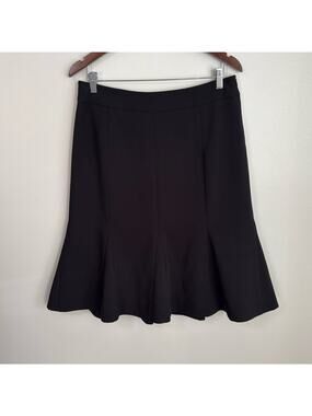 Doncaster Signature Black Fit/Flare Skirt Size 10